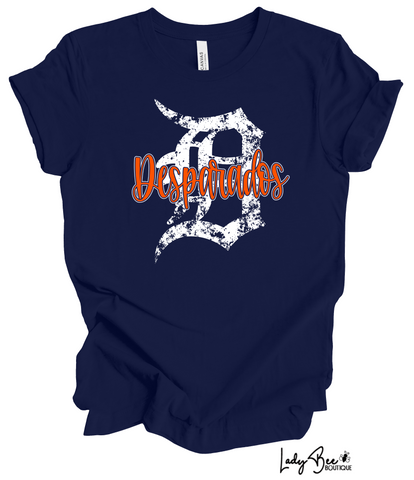 Desperados D- T-Shirt- NAVY