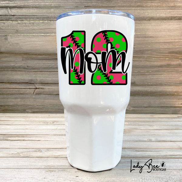 Polka Circles 30oz Tumbler