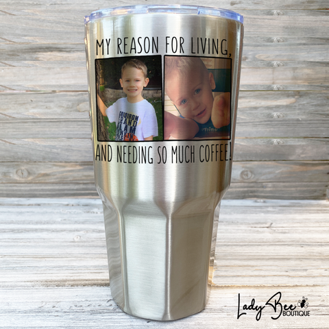 Custom 30oz Photo Tumbler