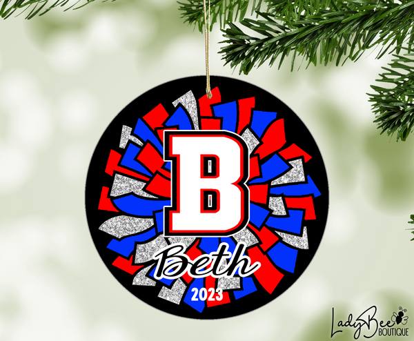 Personalized Cheer Ornament