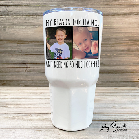 Custom 30oz Photo Tumbler