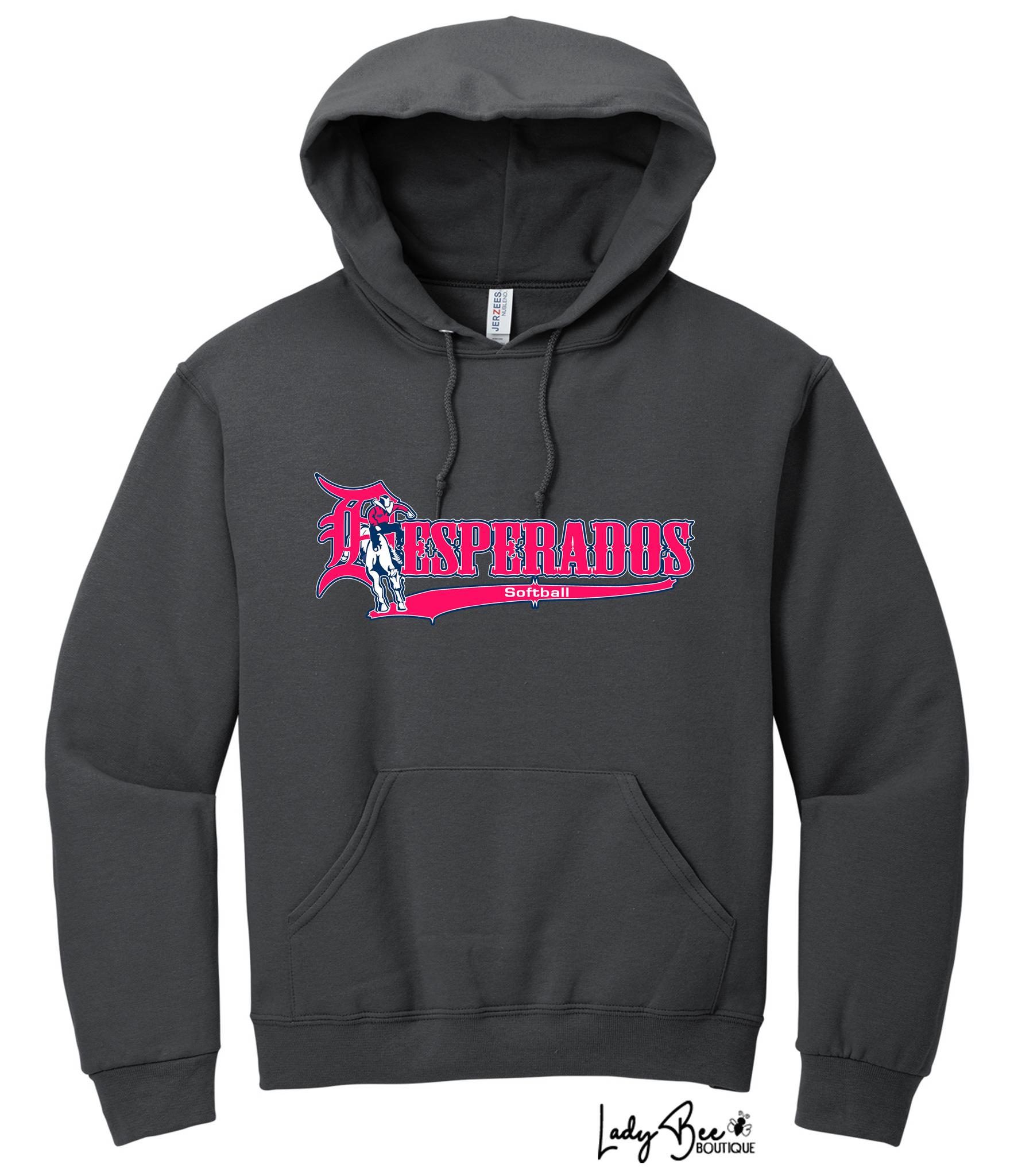 Lady Desperados Hoodie- CHARCOAL