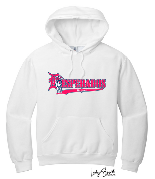 Lady Desperados Hoodie- WHITE