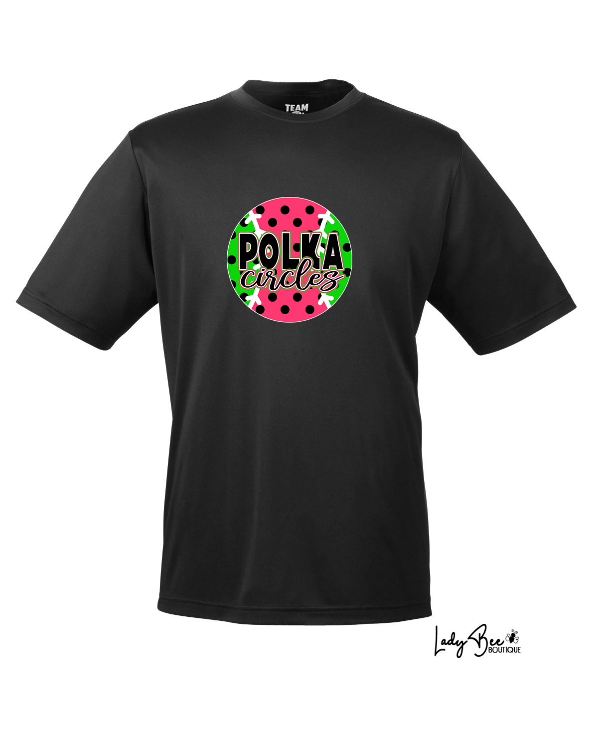 Polka Circles- DryFit Shirt