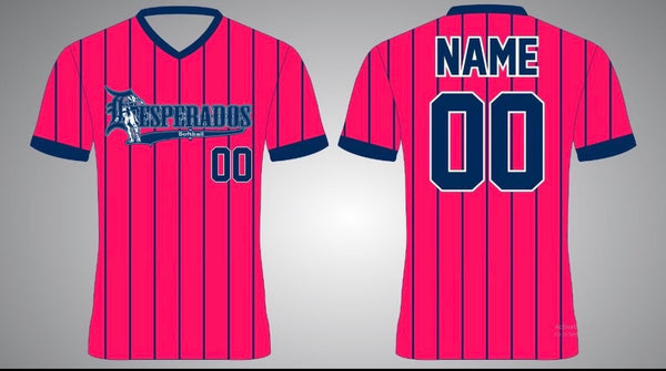 Pink Pinstripe Jersey