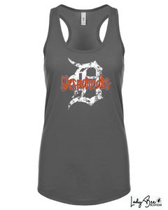 Desperados Vintage D- Woman's Tank- DARK GRAY