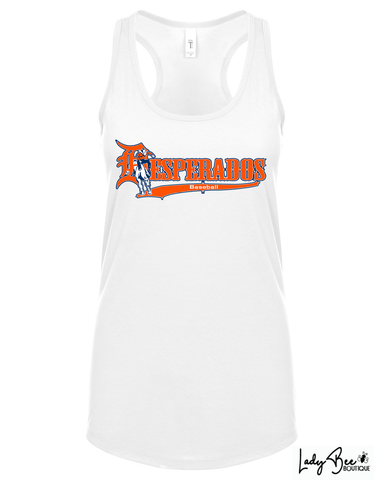 Desperados- Woman's Tank- WHITE