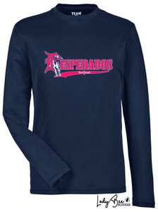 Lady Desperados- Long Sleeve Moisture Wicking- NAVY