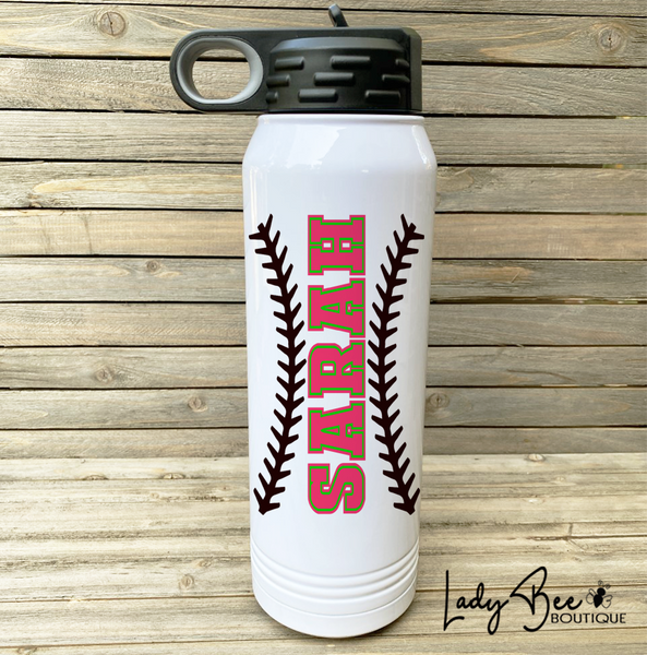 Polka Circles 30oz Water Bottle