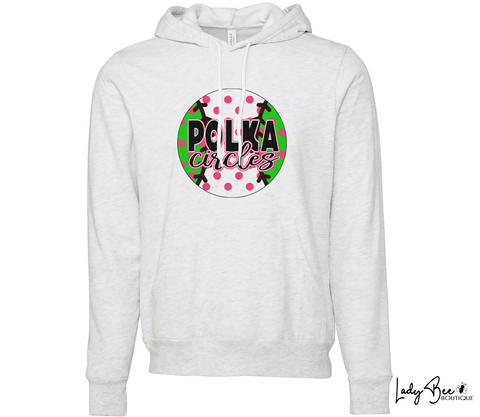 Polka Circles- Ash Sweatshirt