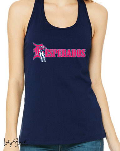 Lady Desperados- Tank Top- NAVY