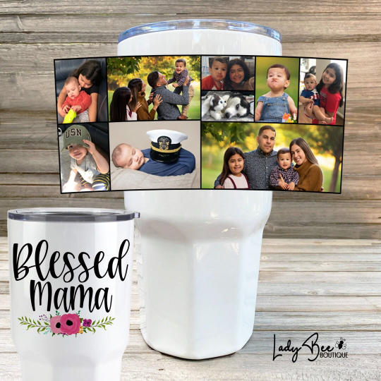 Photo Collage Tumbler