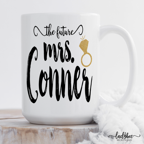 Future Mrs Mug for engagement - LadyBee Boutique Mugs