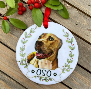 Custom Pet Ceramic Ornament