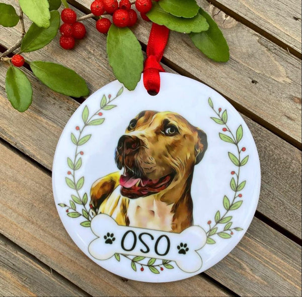 Custom Pet Ceramic Ornament