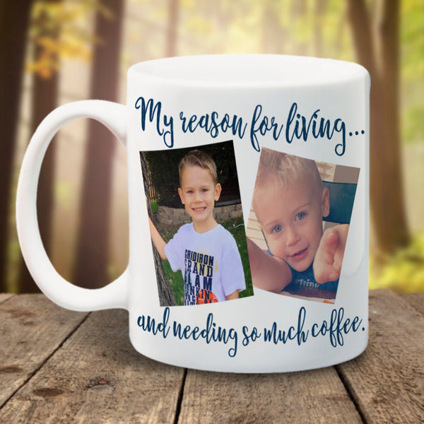 Photo Mug, Mom mug, Dad Mug - LadyBee Boutique Mugs