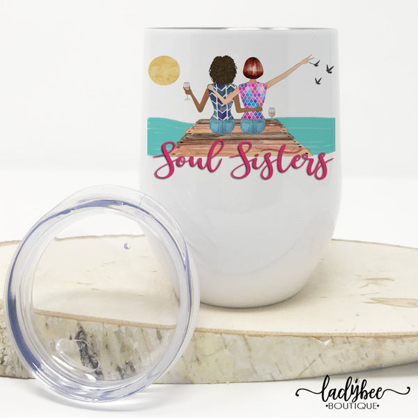 Soul Sisters Beach Wine Tumbler